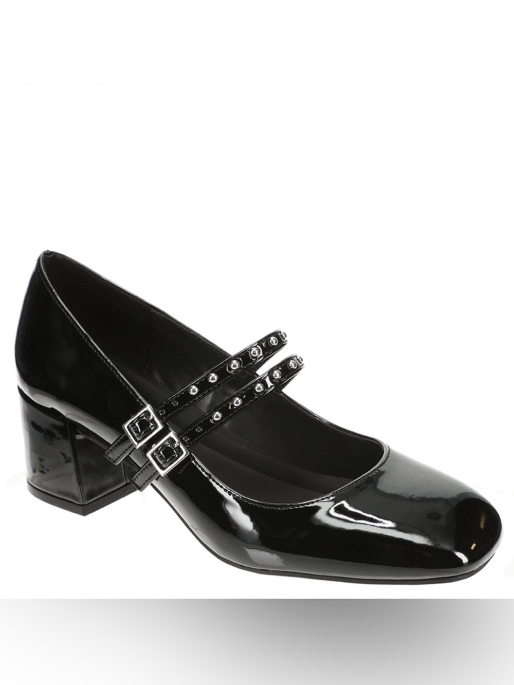 Kenneth Cole Reaction Women's Leeann Studs Mary-Jane Pumps- Size 8M